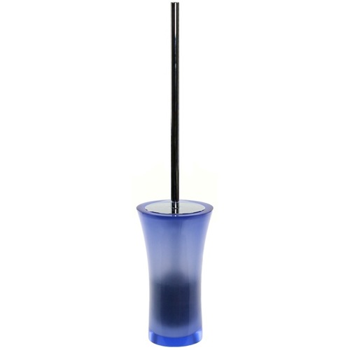 Toilet Brush Holder, Free Standing, Blue, Made From Thermoplastic Resins Gedy AU33-05